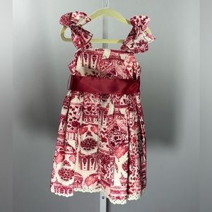NANOS SPAIN - Beautiful Red and White Print dress